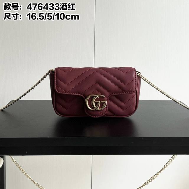 Upgraded version real shot# Cowhide with box Model number: 476433 Burgundy Size: