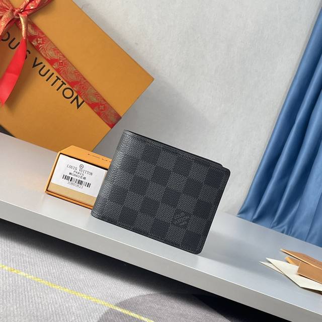Factory P price Overseas original order N62663 Exclusive real shot! This wallet