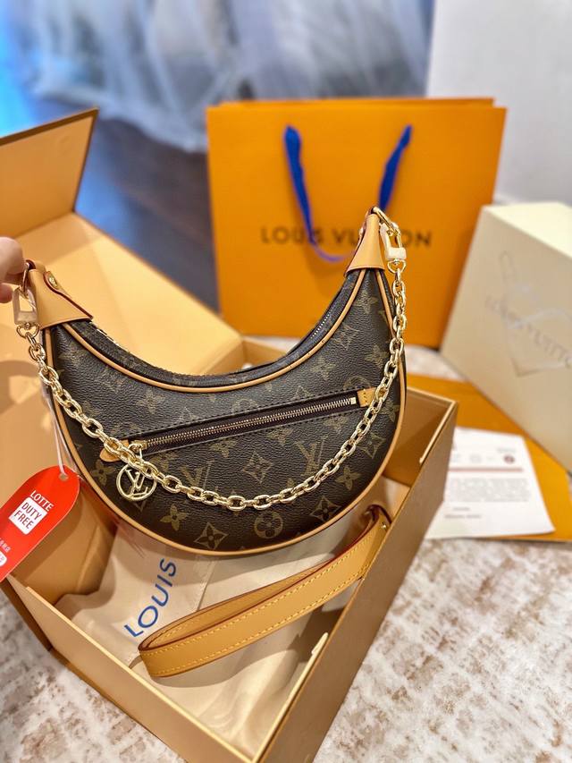 Official website double box packaging Loop moon bag, full of details, you will f