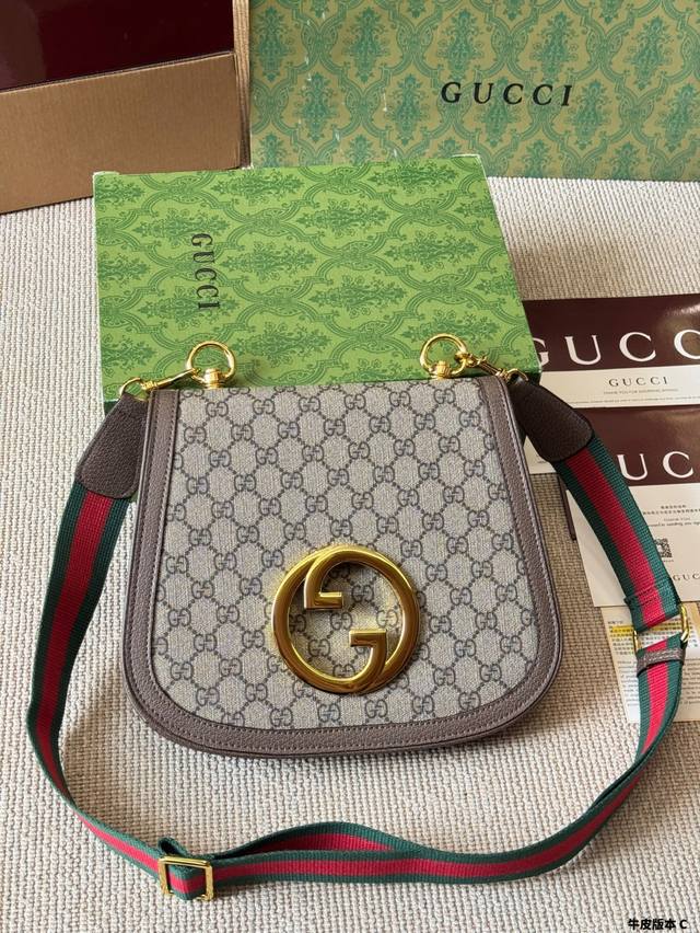 Cowhide version Gucci Blondie handbag Gucci Love March new fashion series selec