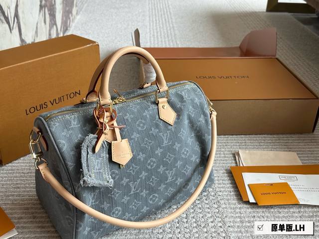with box 2025 new Size: 30Cm L Speedy30 Replica pillow bag Original hardware fo