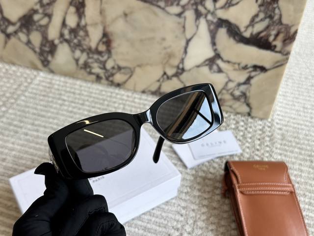 Liu Shishi's same style Celine Arc de Triomphe] narrow frame sunglasses #Show st