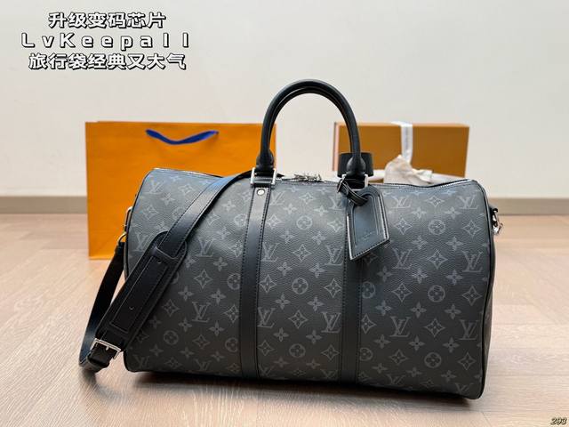 Upgraded code chip Lv Louis Vuitton new Keepall travel bag The appearance is bo