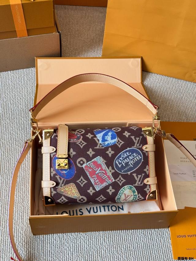original cloth Gu Ailing same badge show small box Lv Side Trunk Gu Ailing box