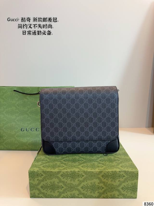 with gift box. Cool Gucci messenger bag crossbody bag. An ideal choice for boys