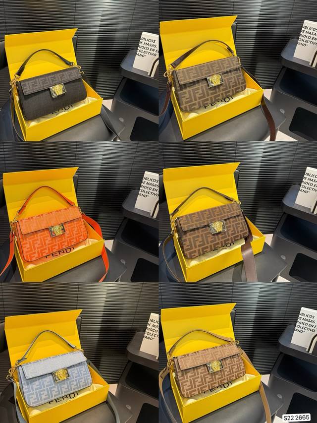 with folding box Fendi Versace joint baguette bag Exquisite one Really super cu