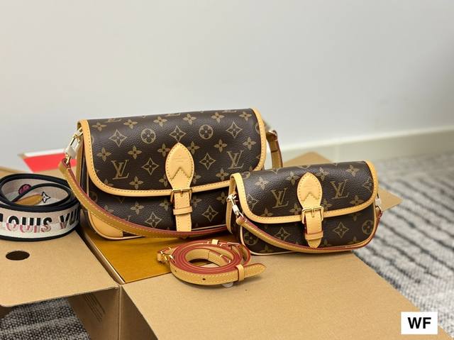 Gift boxLv baguette bag is so pretty to wear Real shot of the upper body without