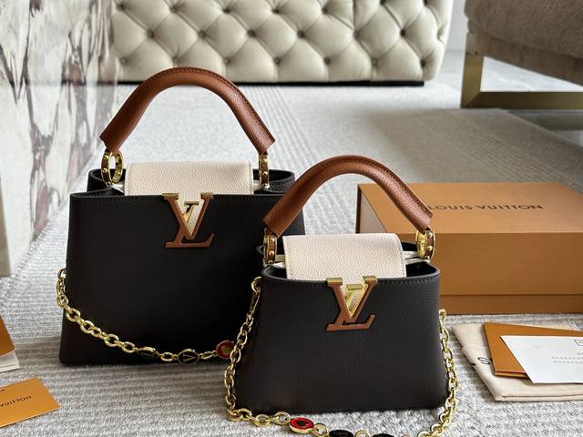 folding box Lvcapucines lady bag gold buckle hardware, super complicated product