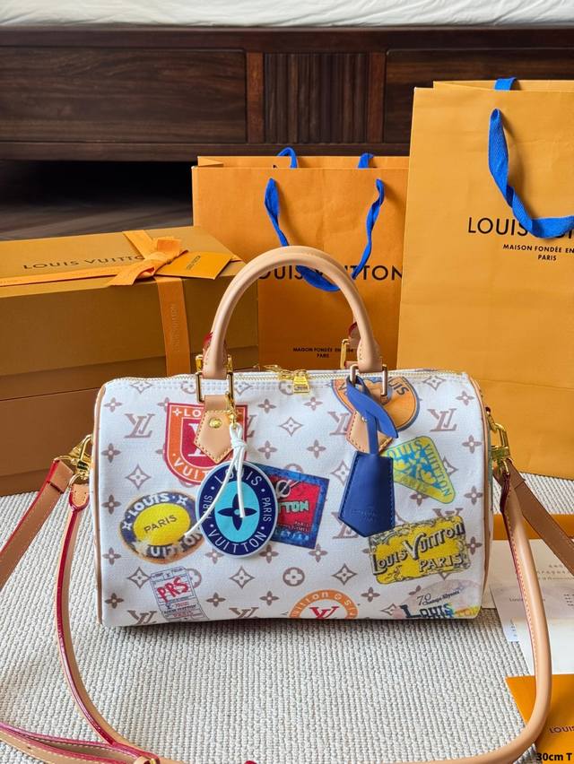 Lv Fight Mode Lv Speedy pillow bag Lv Speedy 30cm pillow bag No matter the style