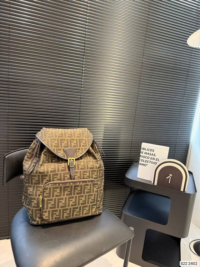How can a backpack be without Fendi? Fendi monogram I fell in love with it at f
