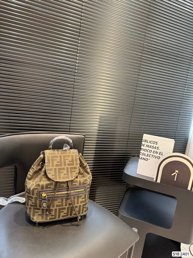 How can a backpack be without Fendi? Fendi monogram I fell in love with this ve