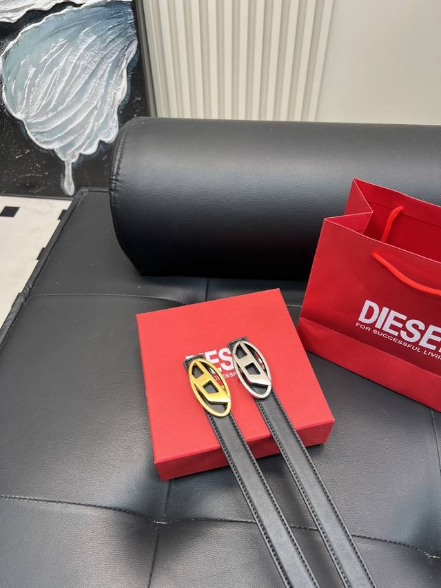 Upgraded version Diesel!! High version belt Hey Ha original leather belt ~ the