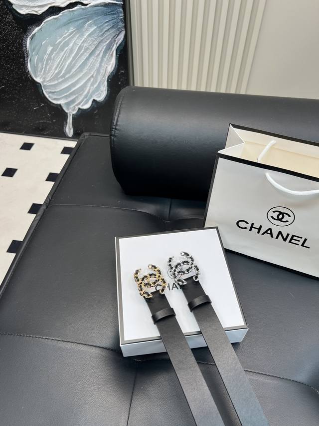 Upgraded version Chanel!! High version belt Hey Ha original leather belt ~ the