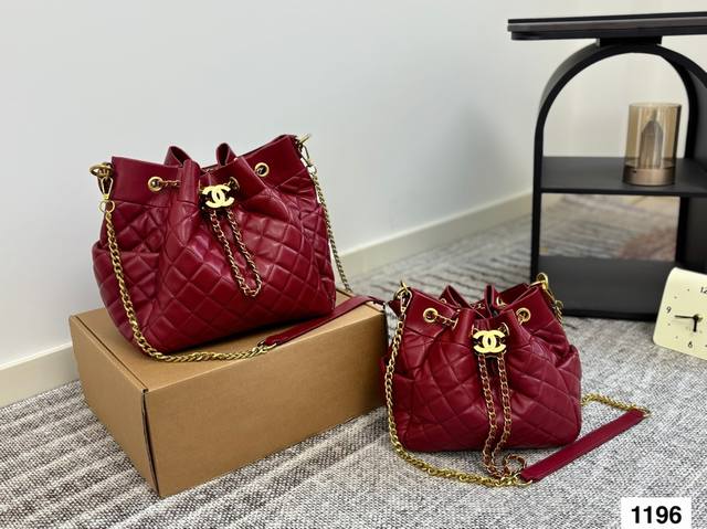 Chanel drawstring bucket bag Unlock the fashion charm Can be salty or sweet The
