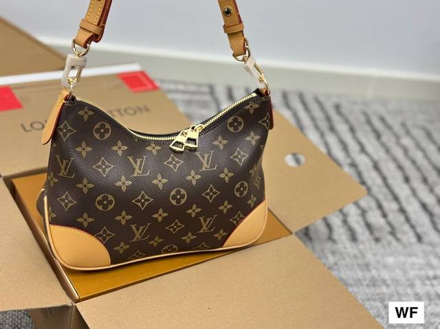 Lv old flower ox horn bag shoulder crossbody old vintage bag V old flower Muraka