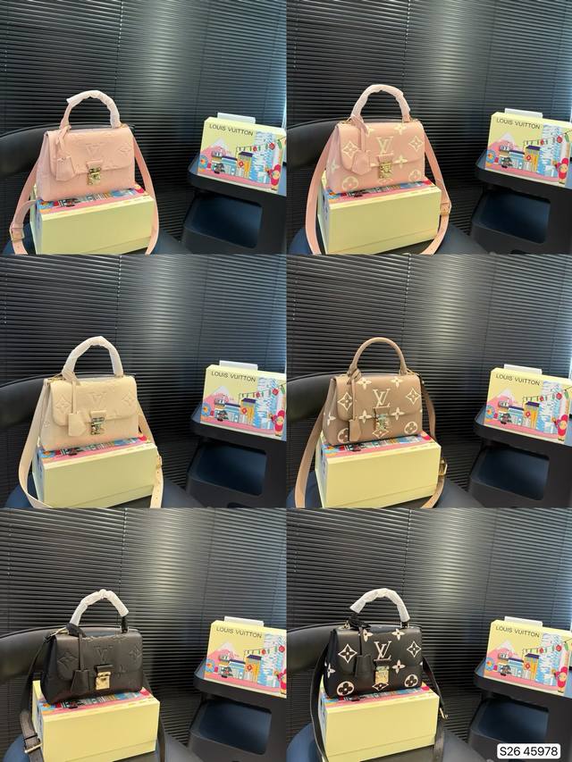 with folding box Lv new messenger bag hand-held shoulder crossbody style super