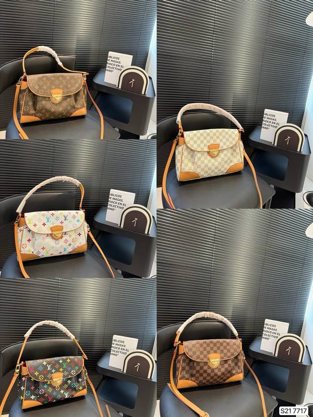 Lv New vintage underarm bag, Lv Louis Vuitton original fabric Louis Vuitton's mo