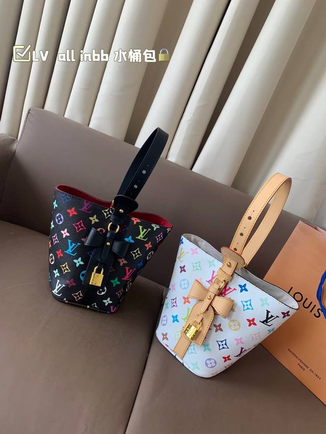 Lv All Inbb Bucket Bag A bag with a full atmosphere Can be easily matched with a