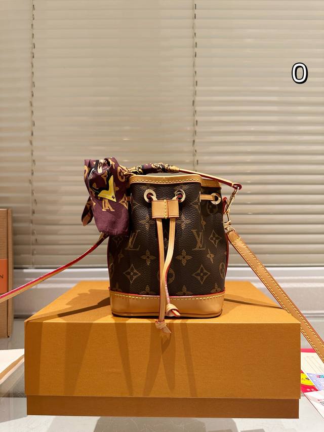 Chip with scarf Portable purchasing-level Lv Mini bucket bag! Good stuff you hav