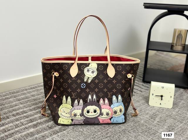Lv new shopping bag Neverfull is super cool, I love it too much The ceiling of s