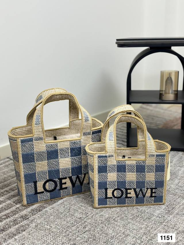 Large and Small Loewe Woven Tote Bag Paulas's 1Biza Summer Island Series launche