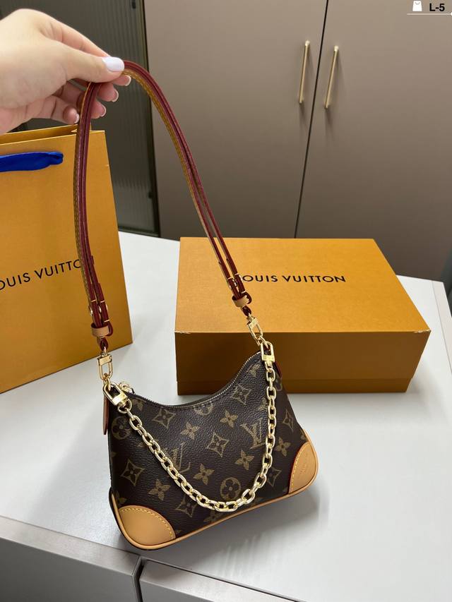 Chip version Lv croissant bag Vintage classic shoulder bag One shoulder crossbod