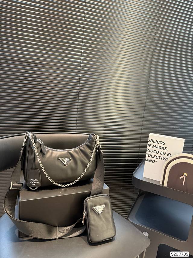 with folding box Prada 2 in 1 Please always trust Prada bags! A little American