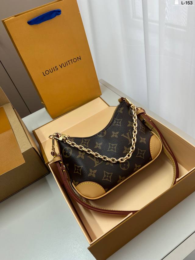 Chip version Lv croissant bag Vintage classic shoulder bag One shoulder crossbod