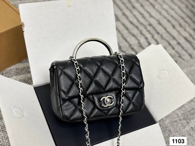 with airplane box folding box Chanel 25S Chanel handle square fat man is really