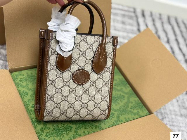 with boxSize: 16*20Cm Gg Mini Tote Music BagYou can buy a bag again! Classic do