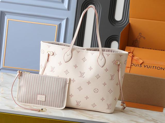 Upgraded Original M14285 M40995 This Neverfull Mm Medium Handbag reinterprets t