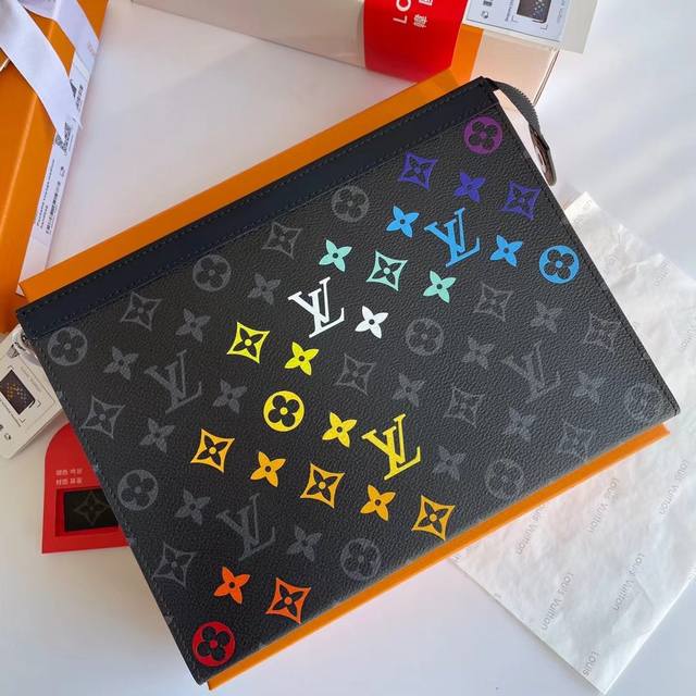 Factory P Price Model No. M61692 Starry Top-grade original Pochette Voyage handb