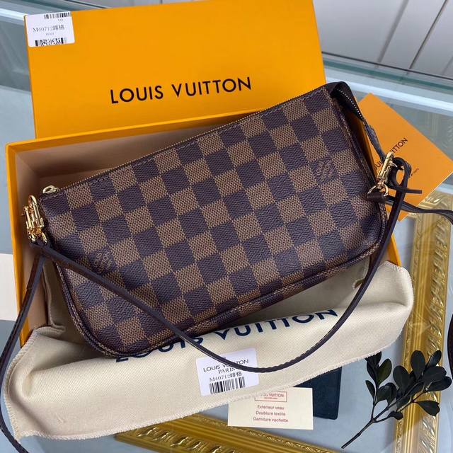 Factory P price Top original model: N51980 M40712 Coffee grid Damier Azur canvas