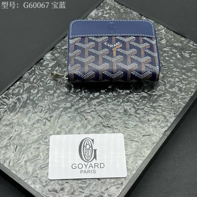 Top original Popular Goya wallet short Matignon Mini coin purse adopts full zip
