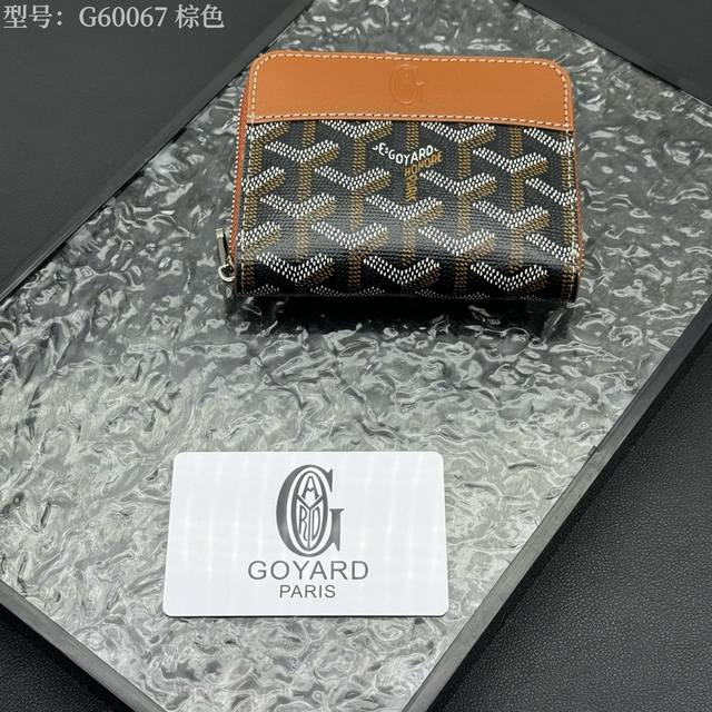 Top original Popular Goya wallet short Matignon Mini coin purse adopts full zip