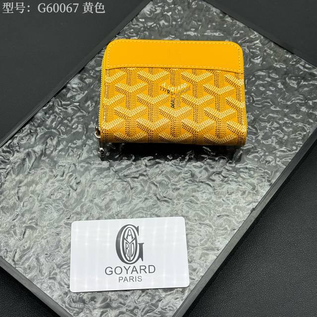 Top original Popular Goya wallet short Matignon Mini coin purse adopts full zip