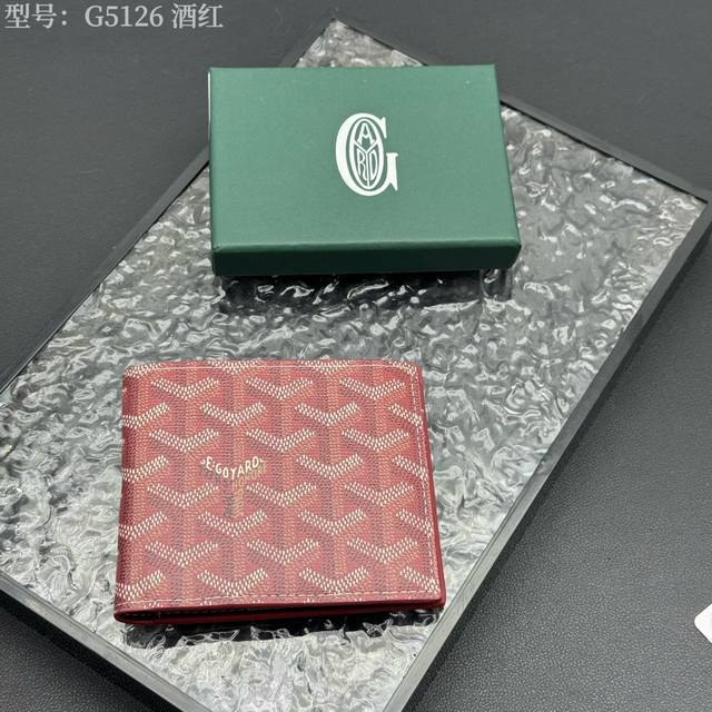 Upgraded original Popular Goya wallet short version, Goyard 8-grid card slot wa