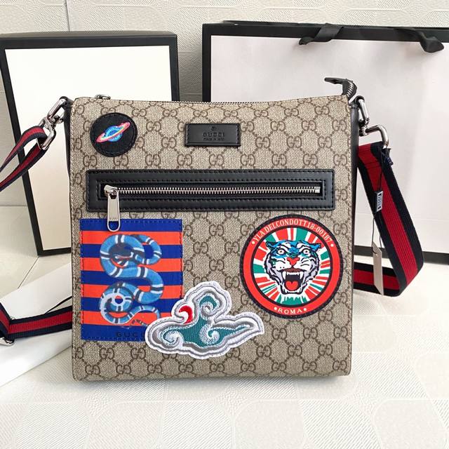 Real shot# Model number: 474137 Brown embroidery Size: 27*28.5*5Cm Upgraded orig