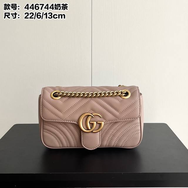 Upgraded version real shot# Model number: 446744 Milk tea Size: 22-6-13Cm Gg Ma