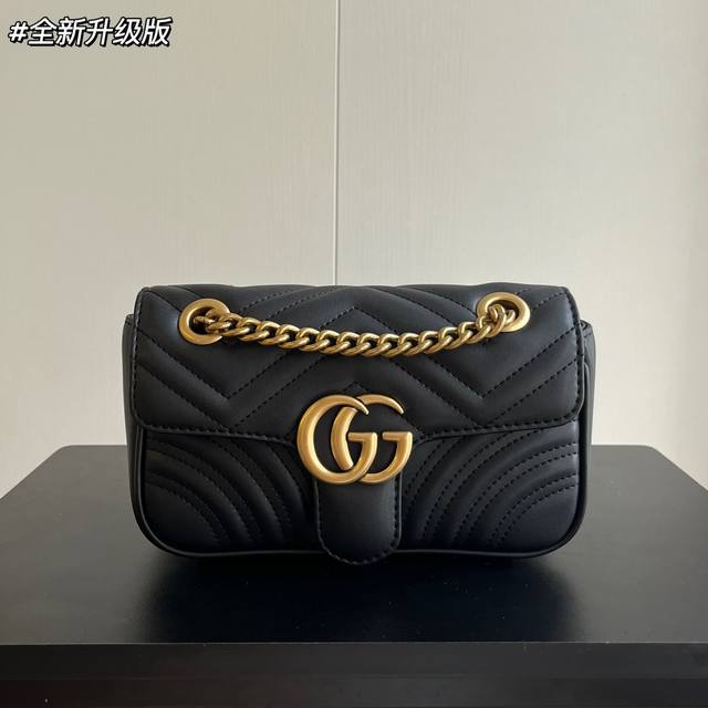 Upgraded version real shot# Style number: 446744 Size: 22-6-13Cm Gg Marmont sma