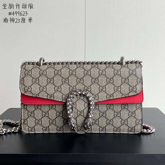 New upgraded version real shot# Model: 499623 Red Size: 25X14X8Cm Diamond buckle