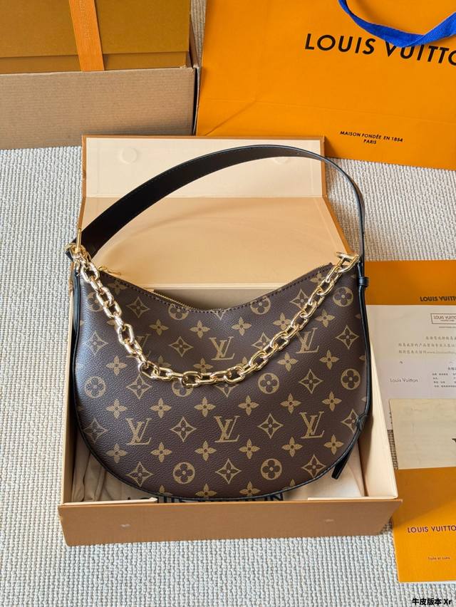 cowhide version Lv Cookie Bb Full old flower, no vegetable tanned leather, smell