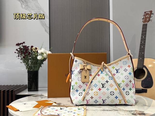 Top chip version Takashi Murakami co-branded Lv Carryall new commuter bag is goo