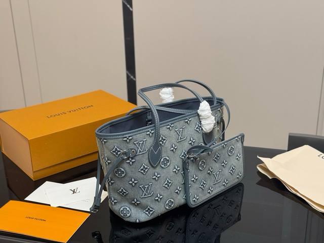 with folding box airplane box Size: 28.21Cm Lv Neverfull medium shopping bag! H