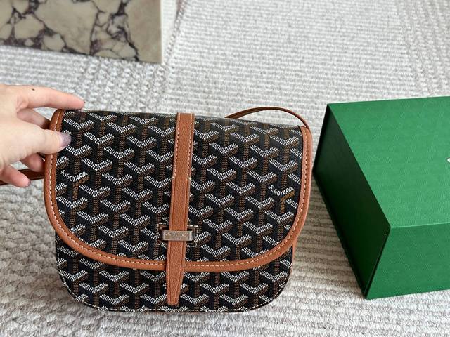 with box Size: 22 16Cm Goyard camera bag for boys and girls! The effect of wear