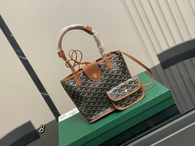 with box Size: 20*19Cm Goya shopping bag Double-sided shopping bag for this sea