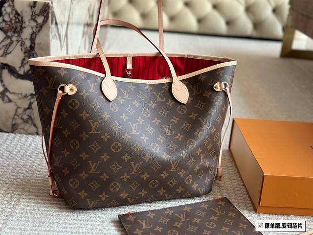 Original replica [Neverfull shopping bag white checkered pink lining] N41605Lv