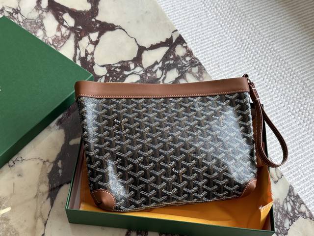 Upgraded box packaging Goyar Goyar toiletry bag clutch 26 21Cm with box DDD