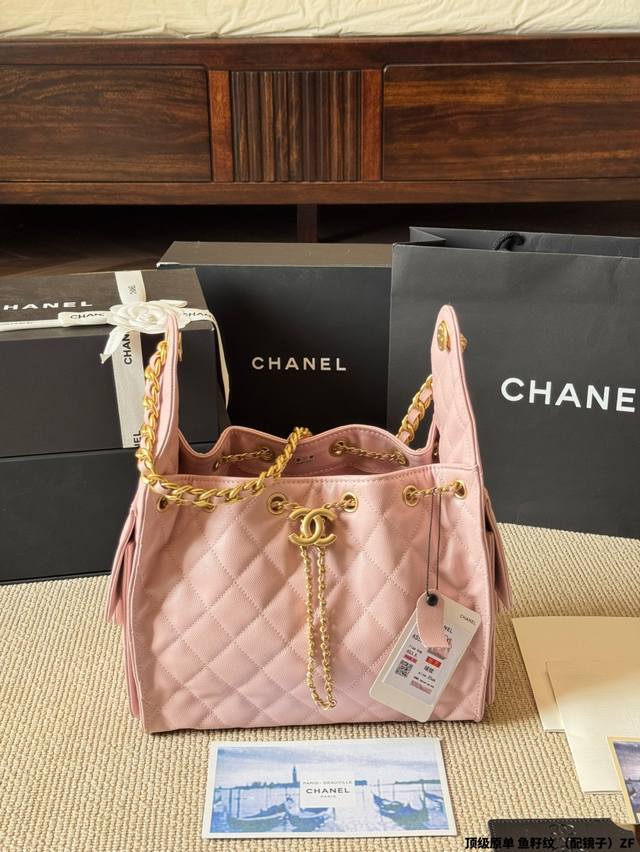 Top original caviar pattern with mirror Chanel 25S cowhide Hobo bag Chanel cowh