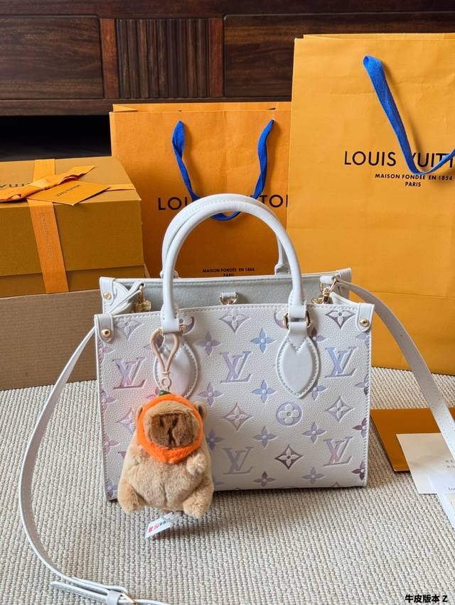 cowhide version Lv Onthego new jungle bag Onthego is definitely one of the must-